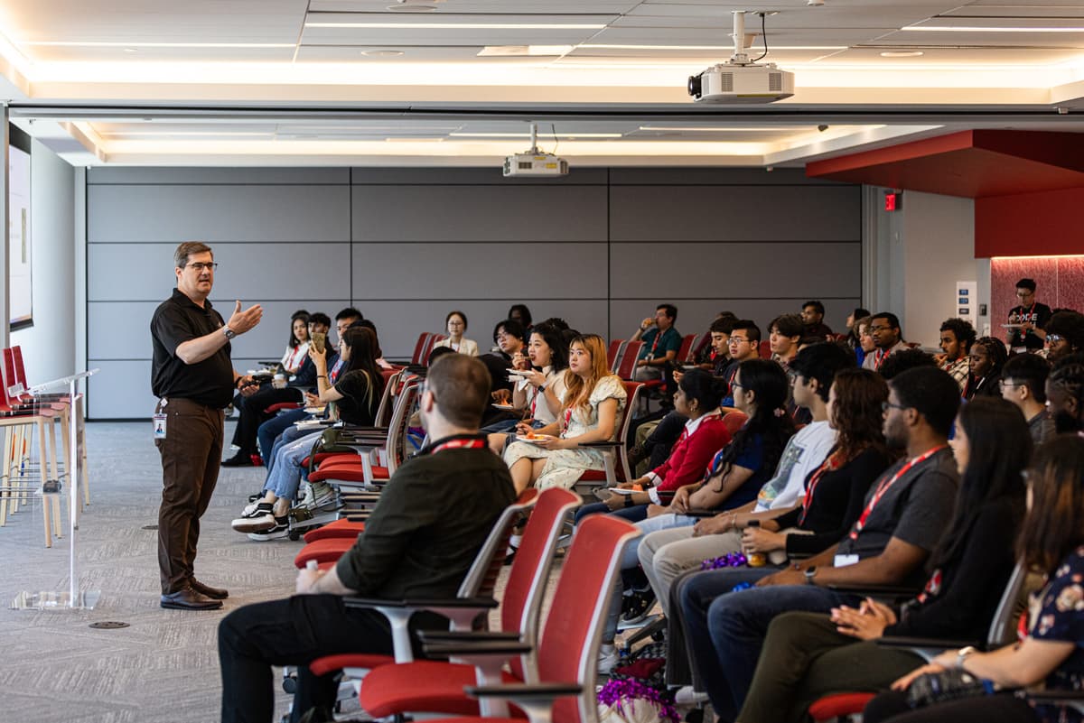 CodePath lecture session with students and instructor