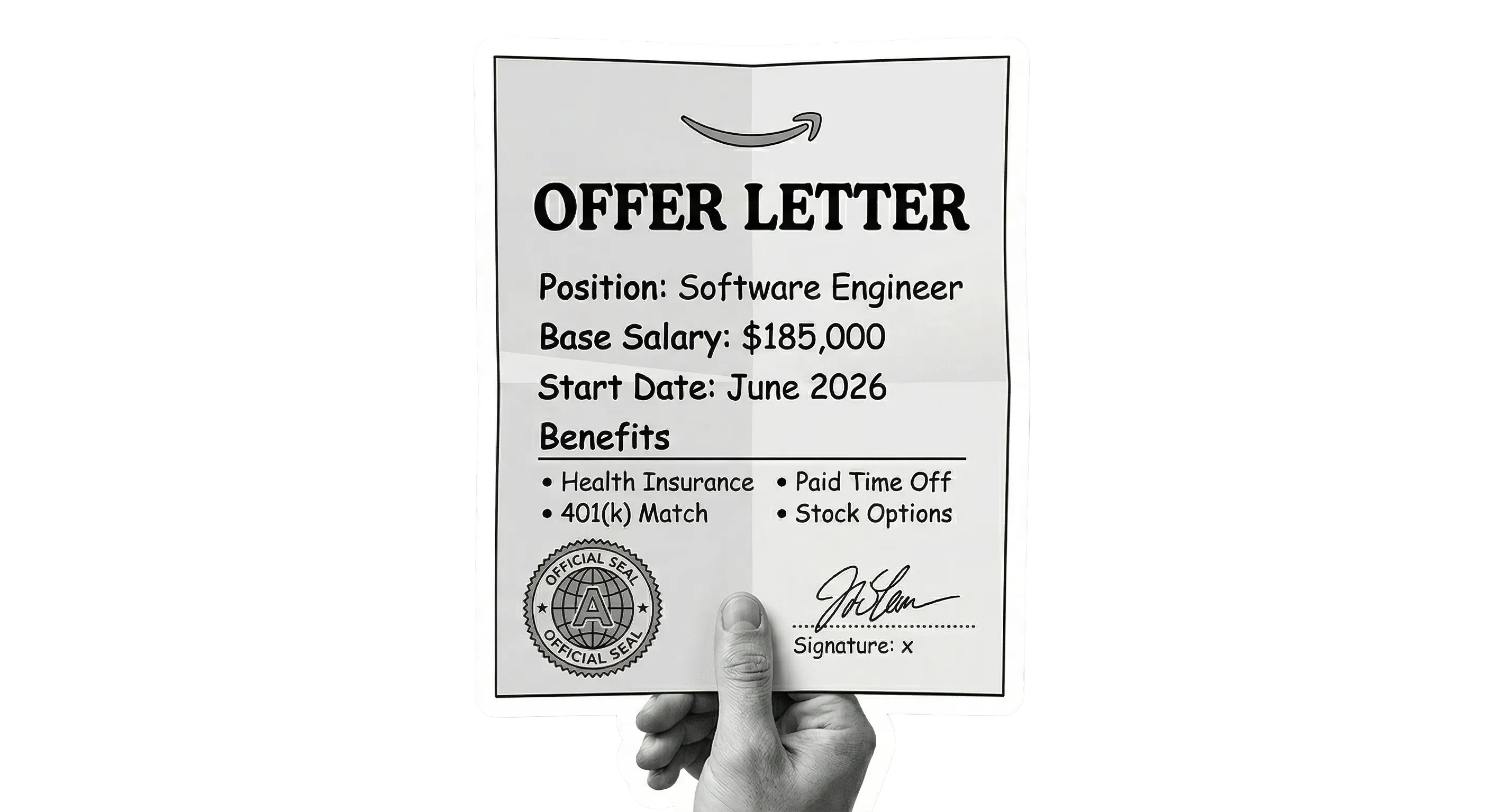 Offer letter - $185,000